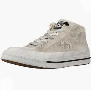 NEW Converse X Faith Connexion Women's One Star Mid Top Sneaker, Natural/Egret